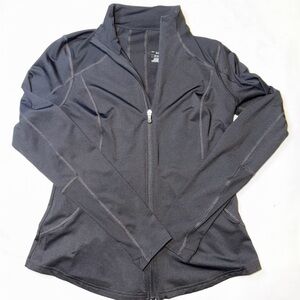 Tek Gear DryTek Black Full Zip Athletic Jacket Women’s Medium Workout Running